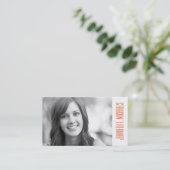 Foto Abschluss| Ziermuster Telefonnummerkarte (Stehend Vorderseite)