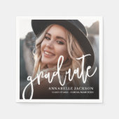 Foto Abschlussfeier Servietten (Vorderseite)