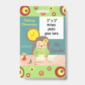 Foto-Abzeichen des Schulbüros Ausweis (Vorderseite)