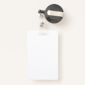 Foto Abzeichen - Grauer Marmor Ausweis (Rückseite mit Rechteck)