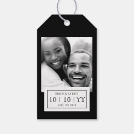 Foto Abzeichen | SAVE THE DATE | Geschenkmarke | S Geschenkanhänger