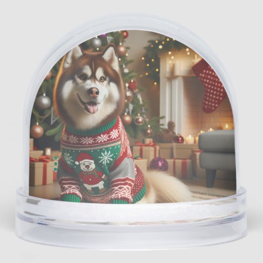 Foto Add Message Snow Globe Schneekugeln (Vorderseite)
