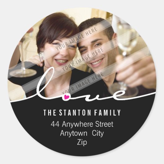 FOTO ADDRESS STICKER :: Liebe Division 3 (Vorderseite)