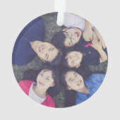 Foto Adoption Wiedersehen Ornament (Rückseite)