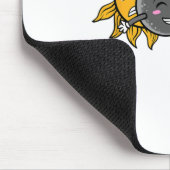 Foto! Adorable Niedlich Total Solar Eclipse 2024 Mousepad (Ecke)