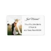 Foto Adressaufkleber (Vorne)