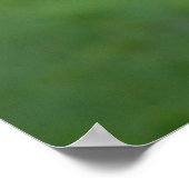 Foto African Zebra im grünen Grasportrait Poster (Ecke)