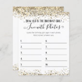 Foto Age Guessing Game (Vorne/Hinten)