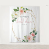 Foto "Airy Blush Brautparty" Wandteppich (Vorderseite)