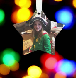 Foto-Akzent personalisieren Ornament