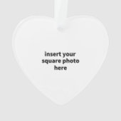 Foto Alaska Icebergs Sake Souvenir Ornament (Rückseite)