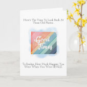 Foto-Album-Erinnerungen Karte (Gelbe Blume)