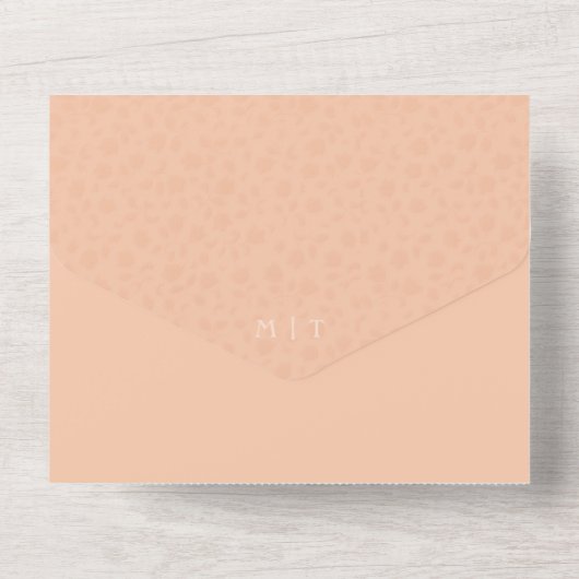 Foto All in One Wedite Einladung mit QR Code (Rückseite)