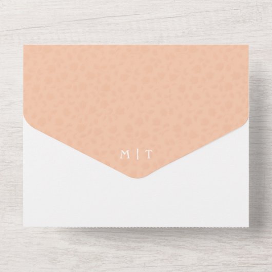 Foto All in One Wedite Einladung mit QR Code (Rückseite)