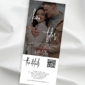 Foto alle in einem QR-Code uAwg Details Hochzeit Einladung