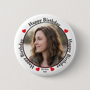 Foto Alles Gute zum Geburtstag Wir lieben dich Fei Button