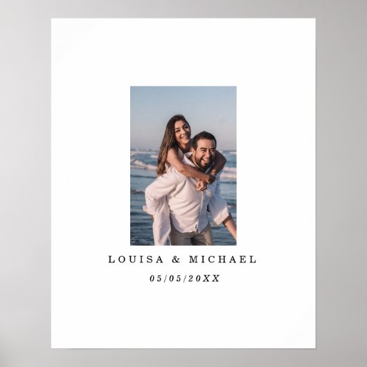 Foto Alternative Wedding Guest Book Poster (Vorne)