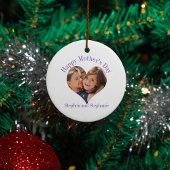 Foto am Muttertag Keramik Ornament