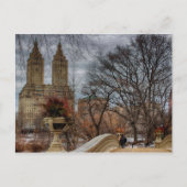 Foto an der Bow Bridge im Central Park, NYC Postkarte (Vorderseite)