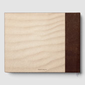 Foto an der Küste Gästebuch (Rückseite)