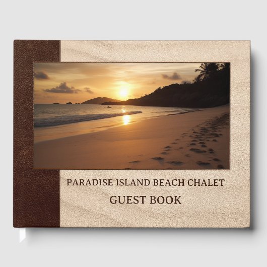 Foto an der Küste Gästebuch (Vorderseite)