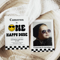 Foto an der Tafel 1 Happy Typ 1. Geburtstag