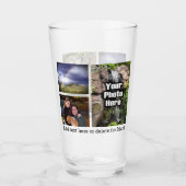 Foto-Andenken-Collage der Gewohnheits-3 Glas (Vorderseite)