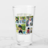 Foto-Andenken-Collage der Gewohnheits-5 Glas (Rückseite)