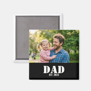 Foto-Andenken zum Jahr, in dem Dad wurde Magnet