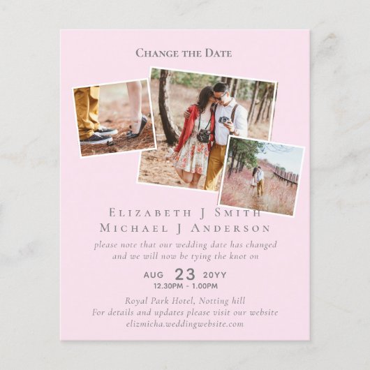 FOTO ändert die Datumspläne Aufschieben JEDES Erei (Vorderseite)