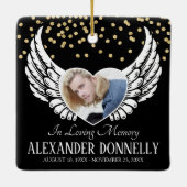 Foto Angel Wings Keramikornament (Rückseite)