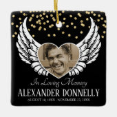 Foto Angel Wings Keramikornament (Vorderseite)