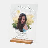 Foto "Angel Wings Memorial" löschen Acrylschild (Winkel)