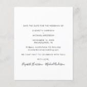 Foto Ankündigung Datum freihalten (Rückseite)