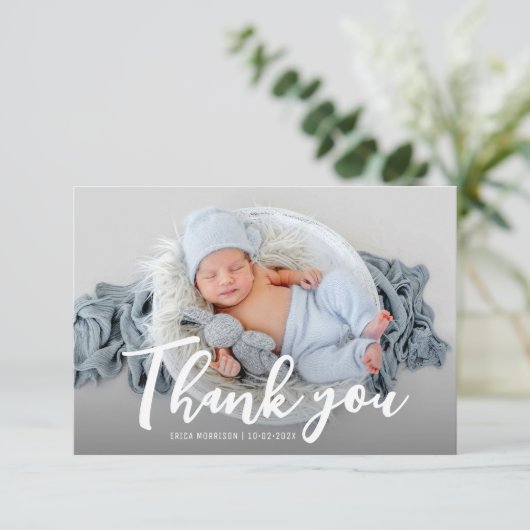 Foto - Ankündigung der Geburt eines modernen Drehb (Stehend Vorderseite)