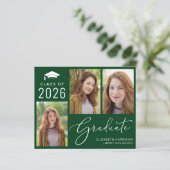 Foto Ankündigung des Grünen Abschlusses (Stehend Vorderseite)