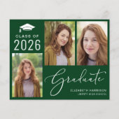 Foto Ankündigung des Grünen Abschlusses (Vorderseite)