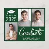 Foto Ankündigung des Grünen Abschlusses (Vorderseite)