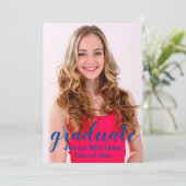 Foto-Ankündigung Party Einladung (Stehend Vorderseite)