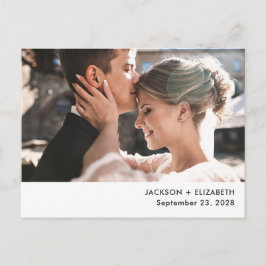 Foto-Ankündigung verheiratet Postkarte