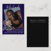 FOTO-Ankündigung von HAUSHALT Dankeschön Mitteilungskarte (Vorne/Hinten)