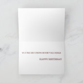 Foto "Antiquitäten" Geburtstagskarte Karte (Innenseite)