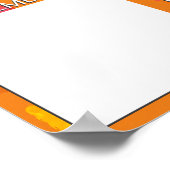 Foto-Anzeigeangestellter des Monats Poster (Ecke)