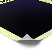 Foto-Anzeigeangestellter des Monats Poster (Ecke)