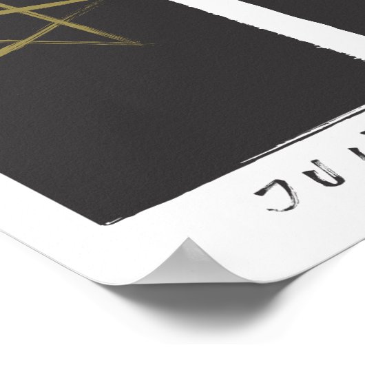 Foto-Anzeigeangestellter des Monats Poster (Ecke)