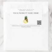 *~* Foto AP30 DEHYDRATED Fruit QR Rechteckiger Sti Rechteckiger Aufkleber (Tasche)