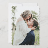 Foto Aqua Aquamarin Geode Agate Wedding Einladung (Rückseite)