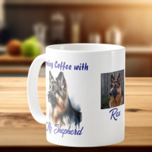 Foto/Aquarell Deutscher Schäferhund Personalisiere