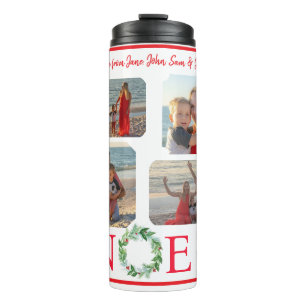 FOTO Aquarell Weihnachtsfeiertag WEIHNACHTEN Thermosbecher