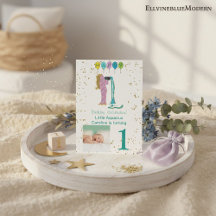 Foto & Aquarius Geburtstag mit Gold & Balloons